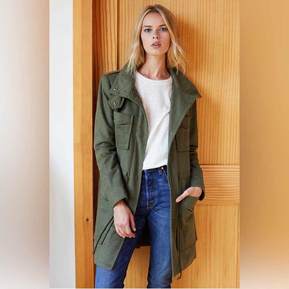 NWT Emerson Fry Wool Army Coat